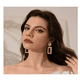 thumbnail image 4 of 9 Pares Aretes Clip Mujer:ratán/acrílico Belug, 4 of 5