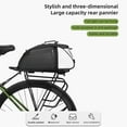 thumbnail image 3 of Bike Trunk Bag Large Capacity Reflective Bicycle Rear Rack Bag, 3 of 8