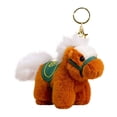 thumbnail image 2 of 2026 Year of The Horse Chinese New Year Ornaments,Cute Horse Plush Mascot Figurine Home Decor Gifts Indoor Outdoor Hanging Ornament for Car,Bag,Holiday(Brown), 2 of 9