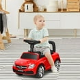 thumbnail image 2 of Mercedes Benz Licensed Kids Ride On Push Car-Red, 2 of 12