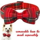 thumbnail image 2 of Collar de estilo único con patas navideñas para perros y gatos con lazo para mascotas, 2 of 6
