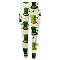 thumbnail image 3 of MKLEKYY Leggings deportivos para mujer, leggings estampados del Día de San Patricio, pantalones de yoga atléticos para entrenamiento y fitness. 3963, 3 of 3
