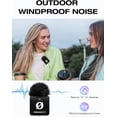 thumbnail image 4 of SUNMON Pop Filter for Rode Wireless Go 2, Microphone Cover for Rode Wireless Pro/Rode Wireless ME, Fluffy Windscreen for Wind and Background Noise Reduction（4PC）, 4 of 8