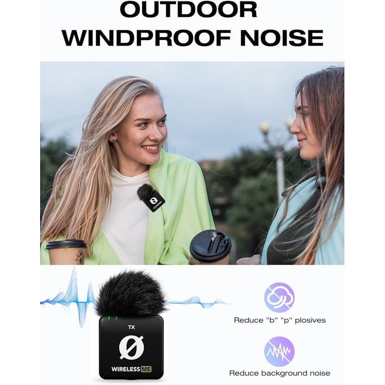 SUNMON Pop Filter for Rode Wireless Go 2, Mic Cover for Wireless
