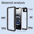 thumbnail image 4 of Dteck for iPhone 17e / iPhone 16e Case Waterproof, Built-in Lens & Screen Protector 360° Full Body Heavy Duty Protective Shockproof IP68 Underwater Case for iPhone 16e/17e,Black, 4 of 8