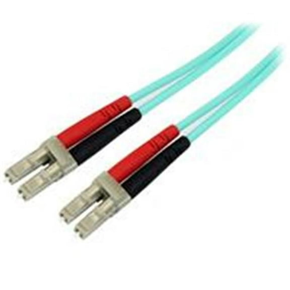 Startech  Aqua OM4 Duplex Multimode Fiber Optic Cable - 5 m.