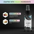 thumbnail image 2 of Moehair Hi-Vibes Vegan Beam Shine Hair Serum for Frizz Control, Damage Protection, UV Protection. Silk serum enhances smoothness & shine with enriched Maracuja oil for a perfect silky look. 4 Fl Oz, 2 of 8