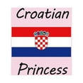 thumbnail image 2 of CafePress - Croatian Princess Body Suit - Baby Light Bodysuit, Size Newborn - 24 Months, 2 of 4