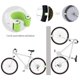 thumbnail image 4 of Soporte de pared para bicicleta NQ estacionamiento vertical MTB color verde, 4 of 5