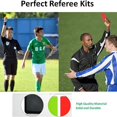 thumbnail image 2 of Juego de de áRbitro de FúTbol, Tarjetas Rojas Amarillas con Cuaderno y LáPiz, Silbatos de Acero Inoxidable para áRbitro de Entrenador con CordóN, 2 of 5