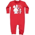 thumbnail image 2 of Inktastic Somebunny is One First Birthday Bunny Baby Fleece Romper, 2 of 4