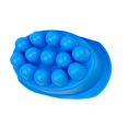 thumbnail image 2 of Molde de Silicona para jabón de masaje Sunnimix Fondant azul, 2 of 8