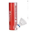 thumbnail image 5 of Kumpoo S 300 Match Point Volant Nylon Badminton Shuttlecock / Durable & Longue Durée, Blanc Lot de 6, 5 of 5