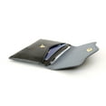 thumbnail image 4 of Black Leather Card Holder with Snap, Small Leather Wallet, 4 of 6