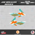thumbnail image 4 of Kalair GFX Graphics Kit for KTM Motorcross 4-Stroke 250SX-F, 350SX-F, and 450SX-F (2023) Jawbreaker Series, 4 of 5
