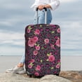 thumbnail image 7 of Pofeuu Rose Mix Leopard 2 Print Luggage Suitcase Cover Protector Luggage Washable Covers Aesthetic for 18/24/28/32 inch Luggage（No luggage included）-Medium, 7 of 7