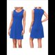 thumbnail image 3 of Vestidos de Verano para Mujer, Sin Mangas, Plisados, con Bolsillos y Estilo Informal Azul S, 3 of 7