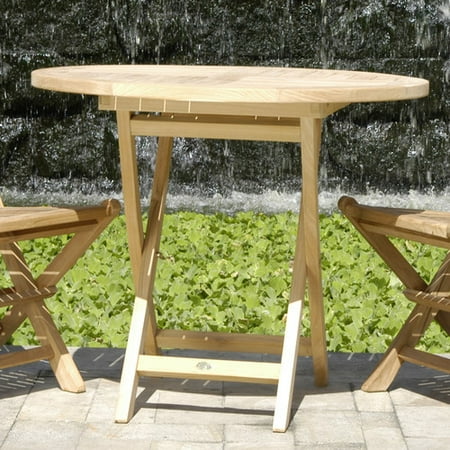 Darby Home Co Quinlan Teak Folding Dining Table