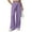 Purple, variant on Riecok Sweatpants for Women High Waist Elastic Waist Straight Leg Solid Color Casual Plus Size Lounge Sweatpants with Pockets
