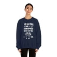 thumbnail image 4 of Can't take the Czech Pride out of the Girl Unisex Sweatshirt S-2XL Proud, 4 of 7