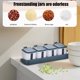 thumbnail image 4 of Juego de Tarros para Condimentos, Tipo Prensa, con 4 Compartimentos, Ideal para Colocar Glutamato Monosódico, Condimentos y Utensilios de Cocina., 4 of 6