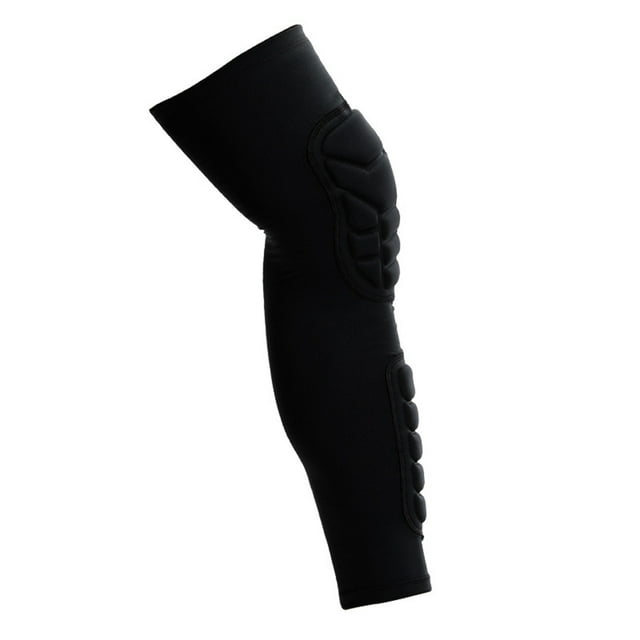 CSChome Soccer Shin Guards 1Pc Sports Knee Pad Shin Guard High Elastic Breathable Resistant Shin Sleeve Protective Football Equipment