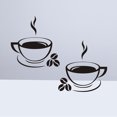 thumbnail image 3 of 43X25CM Creative Fridge Door Sticker Removable Hot Coffee Wall Sticker Free Combination Wall Decal for Kitchen Dining Hall (Picture 1), 3 of 8