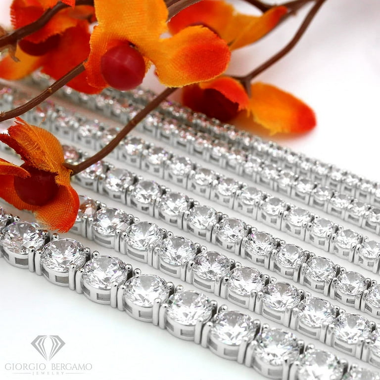 Coreana Chain Wrap Bracelet Cubic Zirconia Rhodium on Sterling Silver Coreana Chain Wrap Bracelet Cubic Zirconia Rhodium on Sterling Silver