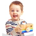 thumbnail image 4 of Kids Rotating Kaleidoscope Camera Toy Wooden Visual Effect Sensory Exploration Early Learning Handheld 3.9X3.1X2 Inch Colorful Educational Gift B, 4 of 6
