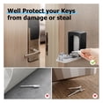 thumbnail image 6 of Key Safe Box Outdoor, Password Storage Key Box Indoor Outdoor Wall Mount Weatherproof 4 Digit Combination Password Home Metal Key Security Box ,Easy Installation, 6 of 7
