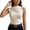 Z273 Beige, variant on Landzoo Women'S Shirts Solid Color Sleeveless Crew Neck T-Shirt Summer Loose Fit Women Tops Size L Beige