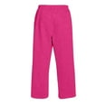 thumbnail image 6 of Dwelliawo Sweatpants for Men Open Bottom Wide Leg Gym Pant Athletic Fleece Loose Sweatpants with Pocket Drawstring Lightweight Pants Hot Pink 3XL, 6 of 7