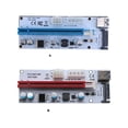 thumbnail image 4 of QualitChoice 1x US PCI Riser Board PCI-E 1x to 16x Extender Adapter GPU Riser Card red 1Set, 4 of 6