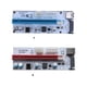 thumbnail image 4 of Methold PCI-E Riser 1x a 16x Adaptador extensor Riser Card Mining Card Kit con 3 puertos de alimentación PCIE Riser para Linux Windows Juegos de teclado y mouse para computadora rojo, 4 of 6