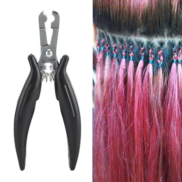 Herramienta de extensión de cabello alicates de extensión de cabello de acero inoxidable herramienta de extensión de cabello hermoso peinado para peluquería