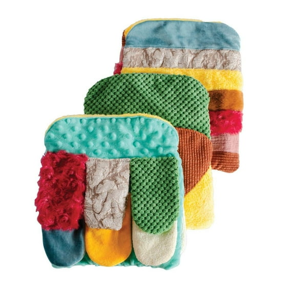 Kaplan Early Learning Company Crinkle Pockets - Rainbow - Set of 3