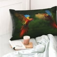 thumbnail image 6 of Disketp Pillow Covers Hybrid Parrot In The Forest Pattern Throw Pillow Case Cushion Covers,Cushion For Bedroom,Couch,Home-20"X30", 6 of 9