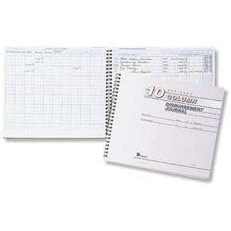 Disbursement Journal - 10 Column, 9 15/16" x 8 1/2"