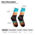 thumbnail image 2 of Fotbe Realistic Turtle Calcetas Largas con Estampado para Hombre y Mujer – Calcetas de Compresión Transpirables y Elásticas, Viajar y Uso Diario Talla 5-11, 2 of 6