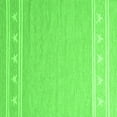 thumbnail image 1 of Ahgly Company Indoor Square Abstract Green Contemporary Area Rugs, 4' Square, 1 of 1