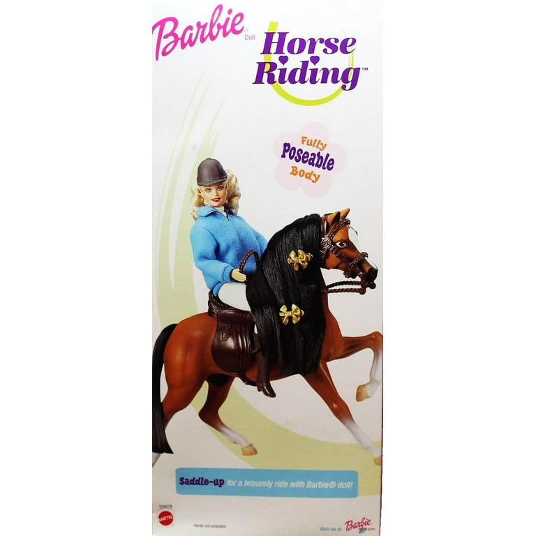 人形 Barbie 2000 Horse riding Amazon.com: Horse Riding Barbie Riding Club Poseable Body