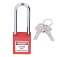 thumbnail image 2 of Sonew Security Industrial Safety 3in Steel Beam Corrosion Resistant Engineering Isolation Lock With 2 Keys Security, 2 of 8