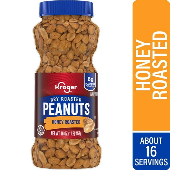 Kr Peanuts Dry Honey Roasted 16 oz