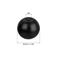 thumbnail image 2 of Unique Bargains 12Pack Threaded Ball Knobs, 15/64-0.98' Female Thread Black Thermoset Control Knob for Handle Replacement, 2 of 5