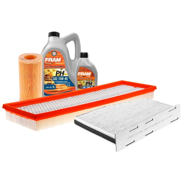 Kit De Aceite Mineral 15W40 Compatible con Kit De Afinación Sin Bujías Volkswagen Beetle L5 2.5L del 2012 al 2014