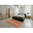 thumbnail image 4 of Ahgly Company Indoor Rectangle Mid-Century Modern Orange Oriental Area Rugs, 3' x 5', 4 of 6