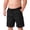 Black, variant on CIENVNSTG Men's Big & Tall Cargo Shorts Drawstring Elastic Waist Lightweight Multi-Pocket Shorts for Summer Beach & Casual Wear Green 3XL