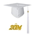 thumbnail image 2 of Joernso Graduation Cap Memorable Eye-catching Fabric Practical Coloful Graduation Hat for Student, 2 of 8