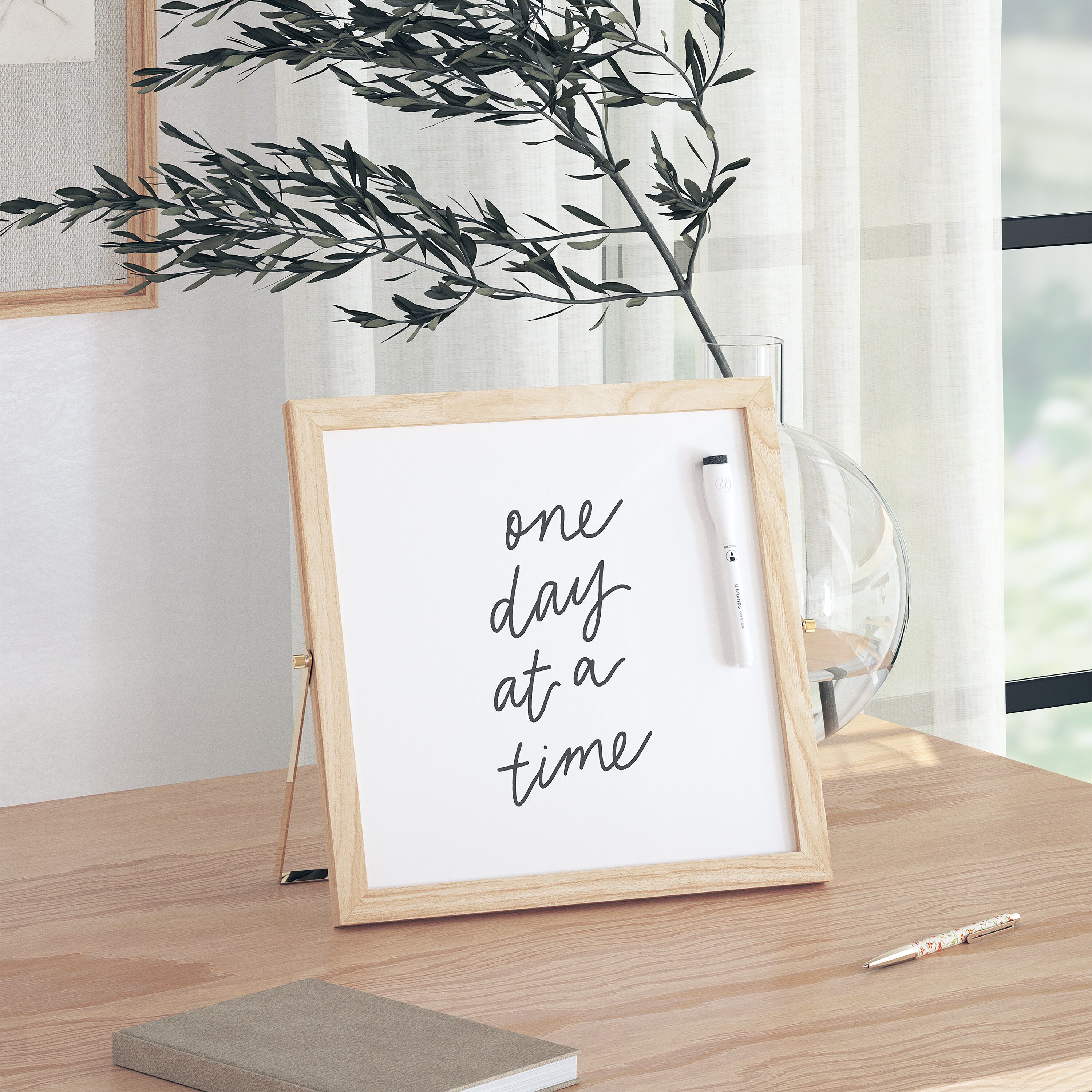 U Brands Magnetic Desktop Dry Erase Easel 12x12 photo 8