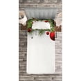 thumbnail image 4 of Ambesonne Christmas Quilted Bedspread Set 2 Pcs, Baulbes Noel Tree, Twin Size, Multicolor, 4 of 4
